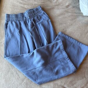 Blogilates Periwinkle Blue High-Waisted Travel Sweatpants - Size Medium
